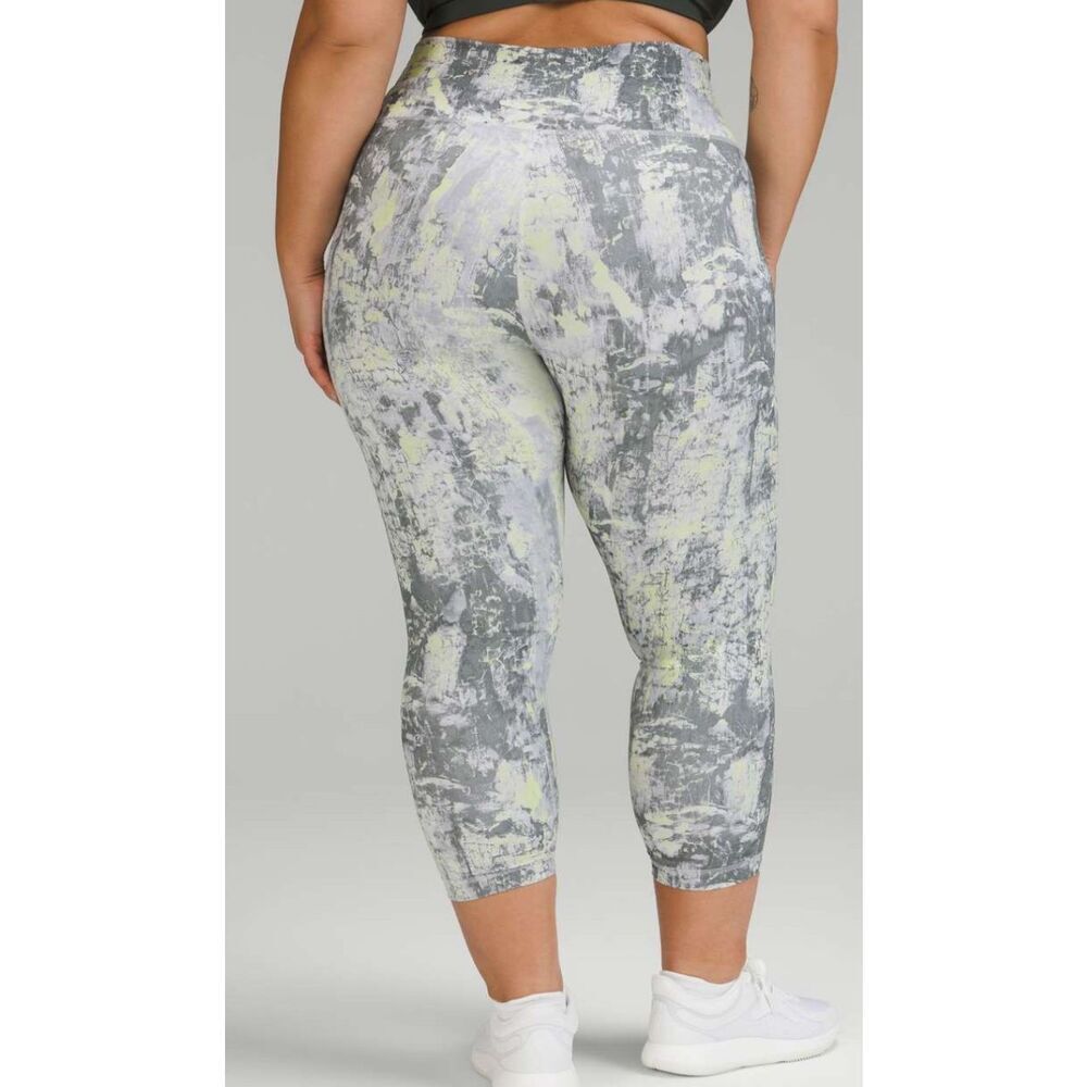 LULULEMON Wunder Train High-Rise Crop leggings size 10 pants - Picture 2 of 8
